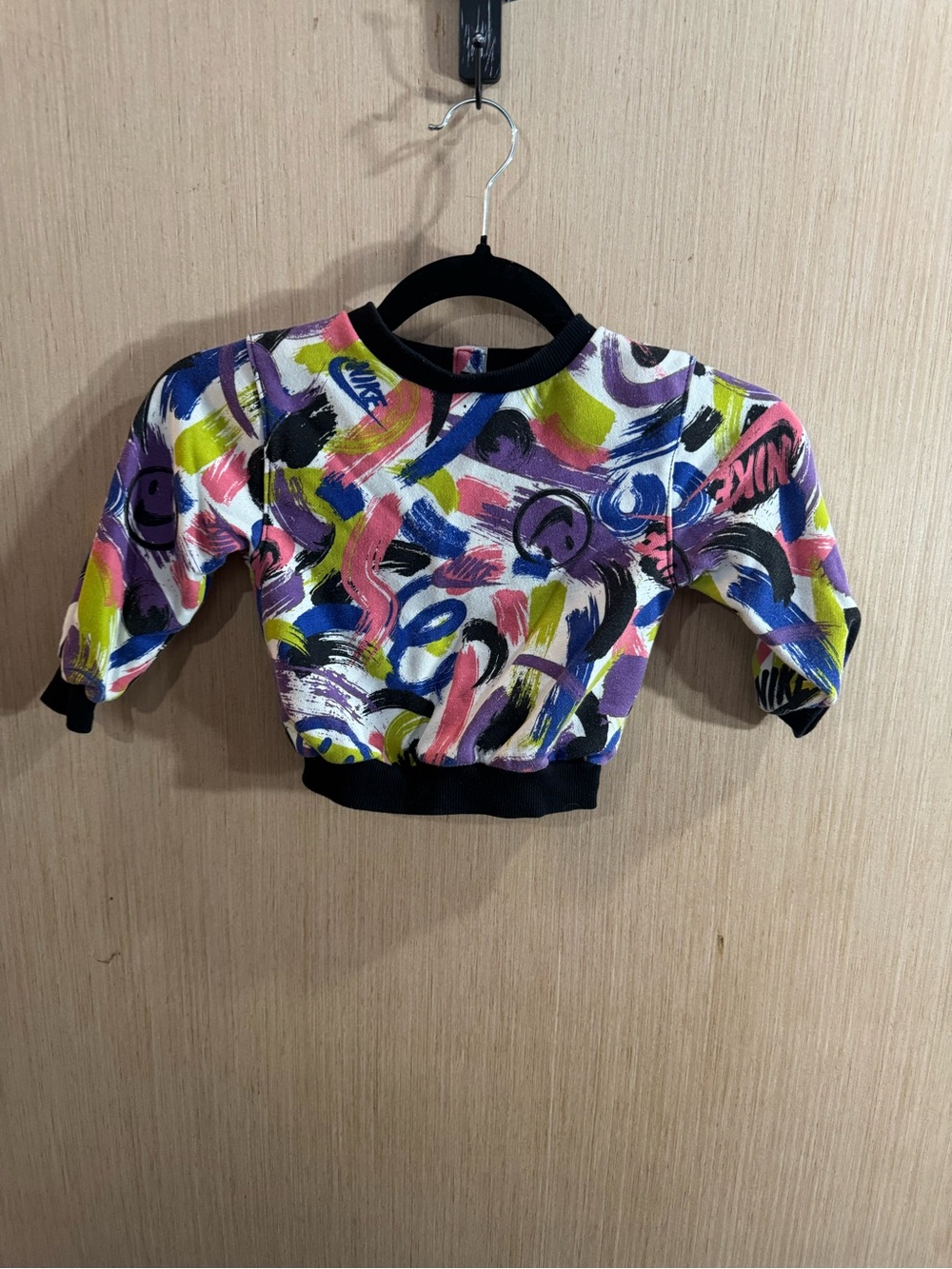 Kids Nike Multicolor Brushstroke Pullover Sweatshirt Size 24M